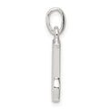 Sterling Silver White CZ Letter J Initial Pendant