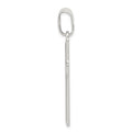 Sterling Silver Polished Cross Pendant