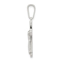 Sterling Silver Polished Crucifix Pendant