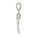 Sterling Silver Cancer Awareness Ribbon Charm