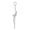 Sterling Silver Polished Crucifix Pendant