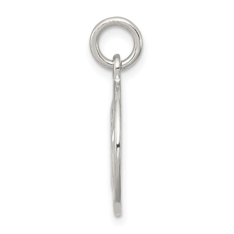 Sterling Silver Polished & Textured Small Raphael Angel Pendant
