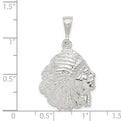 Sterling Silver Polished Man Pendant