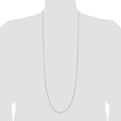 Sterling Silver 1.25mm Cable Chain