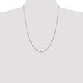 Sterling Silver 1.95mm Cable Chain