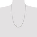 Sterling Silver 1.95mm Cable Chain
