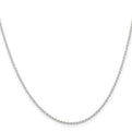 Sterling Silver 1.3mm Solid Rope Chain