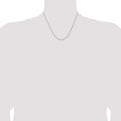Sterling Silver 1.5mm Solid Rope Chain