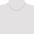 Sterling Silver 1.25mm Rolo with Beads Chain