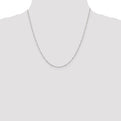 Sterling Silver 1.25mm Rolo with Beads Chain