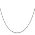 Sterling Silver 1.6mm Loose Rope Chain