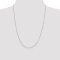 Sterling Silver 1.6mm Oval Fancy Rolo Chain