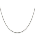 Sterling Silver 1.3mm Loose Rope Chain