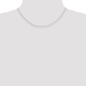 Sterling Silver 2.25mm Oval Cable Chain