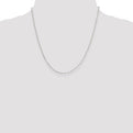 Sterling Silver 2.25mm Oval Cable Chain