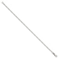 Sterling Silver 2.25mm Figaro Chain Anklet