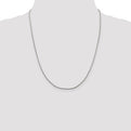 Sterling Silver 1.25mm Diamond-cut Round Franco Chain