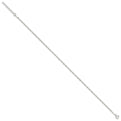 Sterling Silver 9 in Singapore Plus 1in ext. Chain Anklet