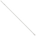 Sterling Silver 1.5mm Round Snake Chain 9in Plus 1in ext. Anklet