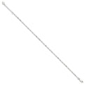 Sterling Silver D/C Polished 9in Including a 1in Ext. Anklet