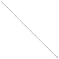 Sterling Silver 10in plus 1in ext. Anklet