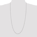 Sterling Silver 1.5mm Diamond-cut Cable Chain