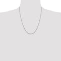 Sterling Silver 1mm Round Box Chain
