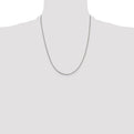Sterling Silver 1.25mm Round Box Chain