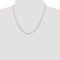 Sterling Silver 1.5mm Open Elongated Link Chain