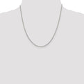 Sterling Silver 2mm Open Elongated Link Chain