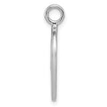 Sterling Silver Rhodium-plated Heart Pendant
