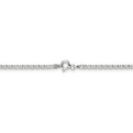 Sterling Silver 2mm Fancy Anchor Pendant Chain Anklet