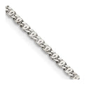 Sterling Silver 2mm Fancy Anchor Pendant Chain