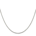 Sterling Silver 1.25mm Twisted Box Chain