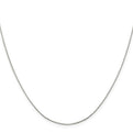 Sterling Silver .6mm 8 Sided Diamond-cut Mirror Box Chain