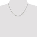 Sterling Silver 1.6mm Twisted Serpentine Chain