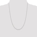 Sterling Silver 1.4mm Flat Oval Cable Chain