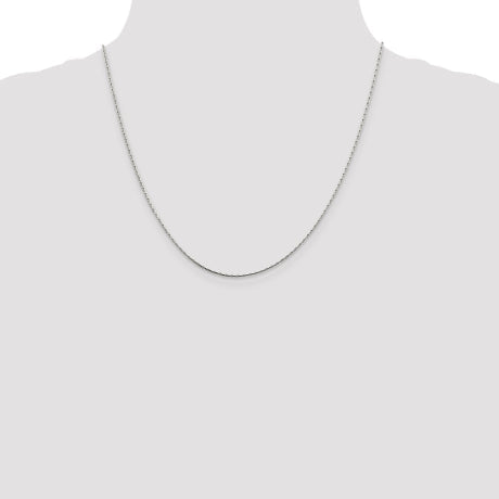 Sterling Silver 1mm Oval Box Chain
