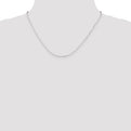 Sterling Silver 1.15mm Square Fancy Beaded Chain