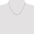 Sterling Silver 1.4mm Diamond-cut Forzantina Cable Chain