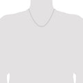 Sterling Silver 1.6mm Forzantina Cable Chain