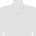 Sterling Silver 1.6mm Forzantina Cable Chain