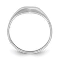 Sterling Silver RH Plated Child's Polished Heart Ring