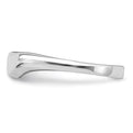 Sterling Silver RH Plated Child's Polished Heart Ring