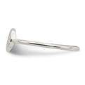 Sterling Silver Polished Circle Ring