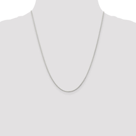 Sterling Silver 1.25mm Round Spiga Chain