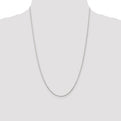 Sterling Silver 1.25mm Round Spiga Chain