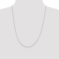 Sterling Silver .85mm Diamond-cut Round Spiga Chain