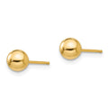 14k Madi K Polished 5mm Ball Post Earrings