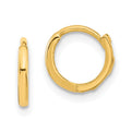 14k Madi K Polished Hinged Hoop Earrings
